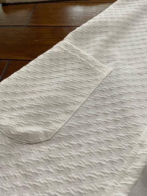 【春夏秋】PAS DE DUEX◆ホワイト◆エンボス◆ノーカラーロングカーディガン < 女性ファッション  【春夏秋】PAS DE DUEX◆ホワイト◆エンボス◆ノーカラーロングカーディガン < 女性ファッションの