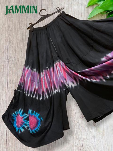 タイダイゆるめワイドパンツ★ヒッピー★アジアン★サイケ★個性派★エスニック < 女性ファッション  タイダイゆるめワイドパンツ★ヒッピー★アジアン★サイケ★個性派★エスニック < 女性ファッションの