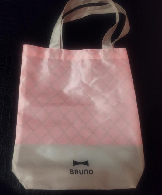 BRUNO 紅茶花伝 ピンク A4サイズ ナイロンエコバッグ < 女性ファッション  BRUNO 紅茶花伝 ピンク A4サイズ ナイロンエコバッグ < 女性ファッションの