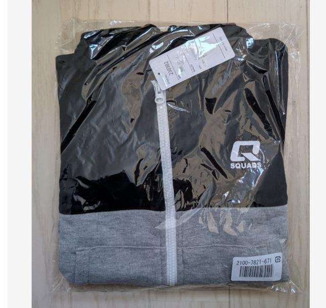 120★SQUADS★配色切り替えジップアップパーカー★新品★送料無料 < キッズ/ベビー 120★SQUADS★配色切り替えジップアップパーカー★新品★送料無料 < キッズ/ベビーの