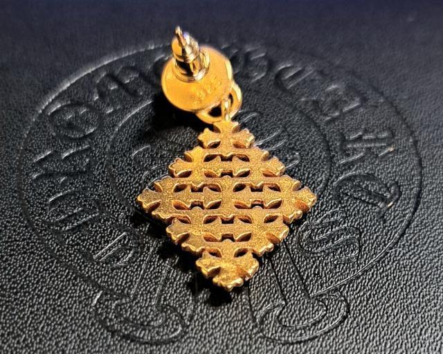 CHROME HEARTS/チェーンメイル プラス ドロップピアス 22K 片耳 < ブランド CHROME HEARTS/チェーンメイル プラス ドロップピアス 22K 片耳 < ブランドの