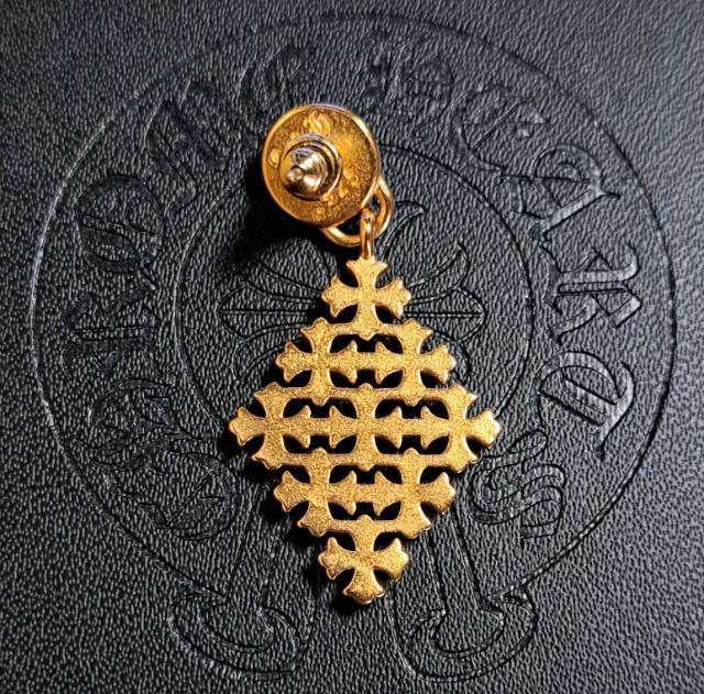 CHROME HEARTS/チェーンメイル プラス ドロップピアス 22K 片耳 < ブランド CHROME HEARTS/チェーンメイル プラス ドロップピアス 22K 片耳 < ブランドの