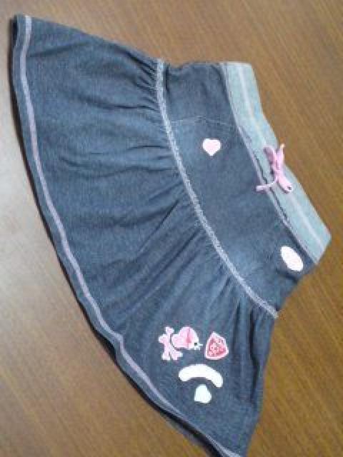 【NEXT】のジーンズ風スカート★120センチ★美品です! < キッズ/ベビー 【NEXT】のジーンズ風スカート★120センチ★美品です! < キッズ/ベビーの