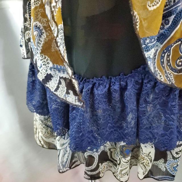 込み★359★定価¥12.000★Arte Soie★段使いフリルスカート★9号★ < 女性ファッション  込み★359★定価¥12.000★Arte Soie★段使いフリルスカート★9号★ < 女性ファッションの