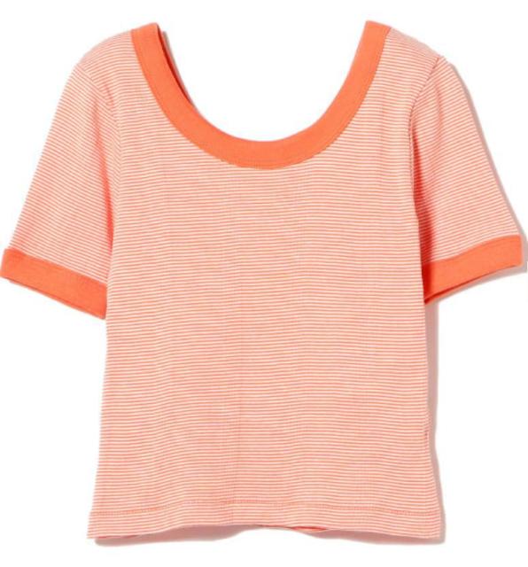 レディース パネル リブ ショートスリーブ Tシャツ < 女性ファッション  レディース パネル リブ ショートスリーブ Tシャツ  < 女性ファッションの