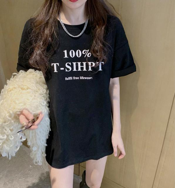 tシャツ ゆったり 英字ロゴ ブラック 大きいサイズ < 女性ファッション  tシャツ ゆったり 英字ロゴ ブラック 大きいサイズ < 女性ファッションの