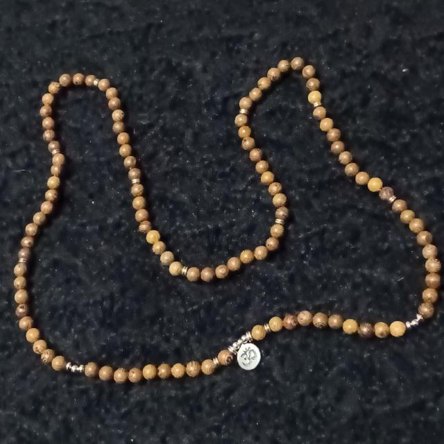 新品★108珠マラの木のブレスレット兼用ネックレス < 男性アクセサリー/時計  新品★108珠マラの木のブレスレット兼用ネックレス < 男性アクセサリー/時計の