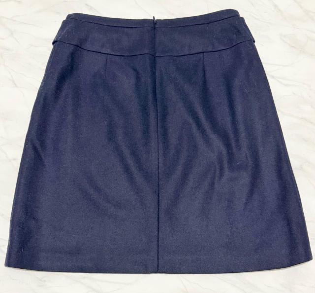 未使用ポールカPAULE KA 濃紺ウールスカート#36 < 女性ファッション  未使用ポールカPAULE KA 濃紺ウールスカート#36 < 女性ファッションの