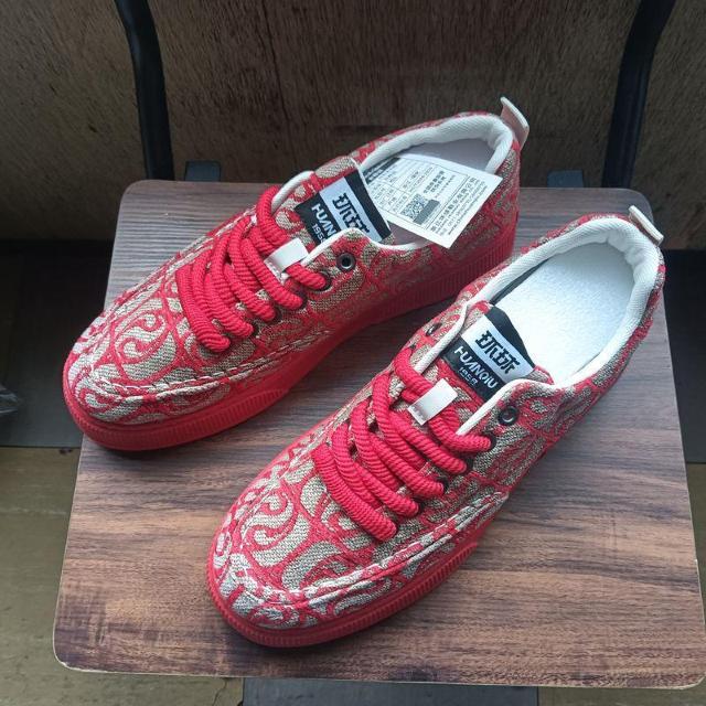 新品 26.5cm メンズ スニーカー レッド シューズ 靴 厚底 < 男性ファッション  新品 26.5cm メンズ スニーカー レッド シューズ 靴 厚底  < 男性ファッションの