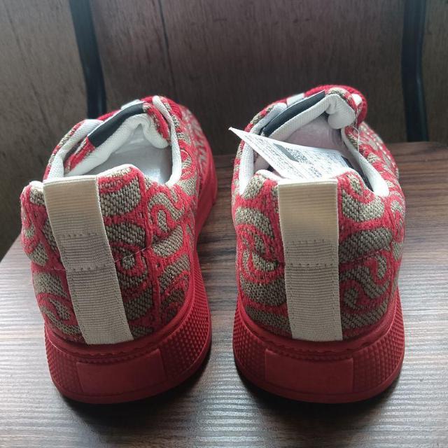 新品 26.5cm メンズ スニーカー レッド シューズ 靴 厚底 < 男性ファッション  新品 26.5cm メンズ スニーカー レッド シューズ 靴 厚底 < 男性ファッションの