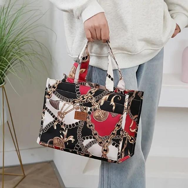 爆ヤス価格1090円★新作 厚手ナイロン トートバッグ 大容量 ポータブル ランチボックス 収納バッグ 弁当袋 ゴールデン < 女性ファッション  爆ヤス価格1090円★新作 厚手ナイロン トートバッグ 大容量 ポータブル ランチボックス 収納バッグ 弁当袋 ゴールデン < 女性ファッションの