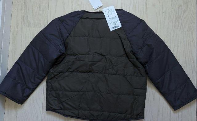 110★FUNNY STORY★中綿ノーカラージャケット★新品★送料無料 < キッズ/ベビー  110★FUNNY STORY★中綿ノーカラージャケット★新品★送料無料 < キッズ/ベビーの