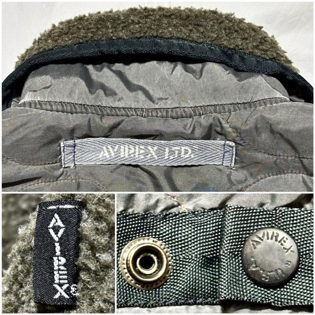 AVIREX �A���B���b�N�X �艿4���~�� �{�A�N�� �~���^���[ �L���e�B���O �W���P�b�g �R�[�g N-3B ���b�Y�R�[�g �n�Ò� �� �u�����h�� 