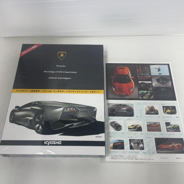 770889/KYOSHO ランボルギーニ記念切手+1:64scale ランボルギーニダイキャストミニカー3台セット < ホビー 770889/KYOSHO ランボルギーニ記念切手+1:64scale ランボルギーニダイキャストミニカー3台セット < ホビーの