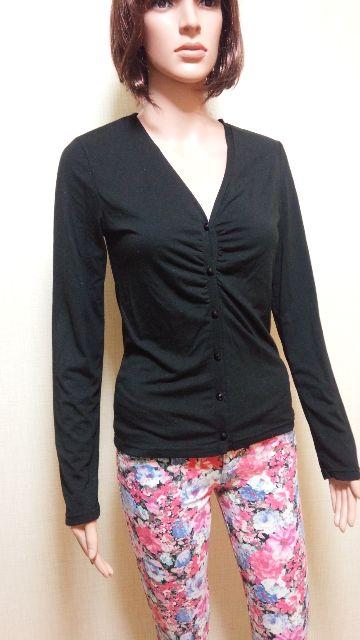 ☆OFON BASIC☆くしゅA可愛いラメ入りカーデA89☆3点で即落 < 女性ファッション  ☆OFON BASIC☆くしゅA可愛いラメ入りカーデA89☆3点で即落  < 女性ファッションの