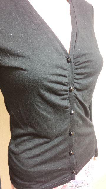 ☆OFON BASIC☆くしゅA可愛いラメ入りカーデA89☆3点で即落 < 女性ファッション  ☆OFON BASIC☆くしゅA可愛いラメ入りカーデA89☆3点で即落 < 女性ファッションの