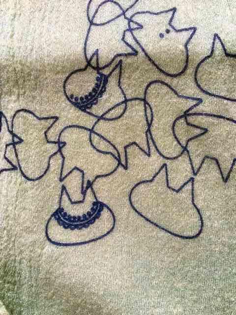 mintneko・バブルネコ柄ストール。ミントグリーン < ブランド mintneko・バブルネコ柄ストール。ミントグリーン < ブランドの