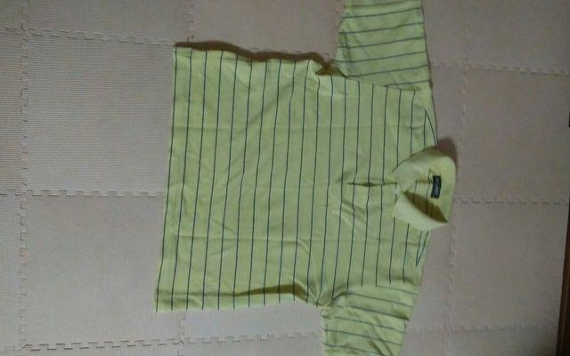 MIXART Mサイズ イエロー ボーダー 半袖ポロシャツ 美品 < 男性ファッション  MIXART Mサイズ イエロー ボーダー 半袖ポロシャツ 美品  < 男性ファッションの