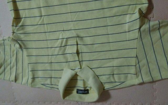 MIXART Mサイズ イエロー ボーダー 半袖ポロシャツ 美品 < 男性ファッション  MIXART Mサイズ イエロー ボーダー 半袖ポロシャツ 美品 < 男性ファッションの