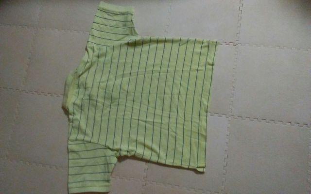 MIXART Mサイズ イエロー ボーダー 半袖ポロシャツ 美品 < 男性ファッション  MIXART Mサイズ イエロー ボーダー 半袖ポロシャツ 美品 < 男性ファッションの