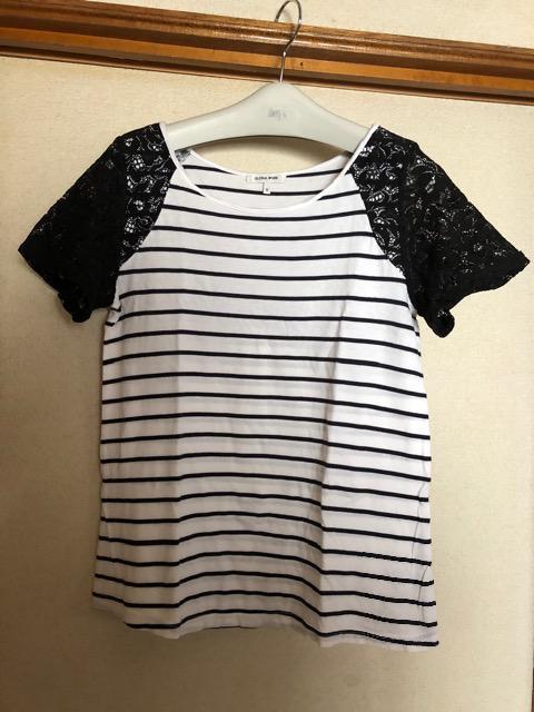 グローバルワーク★袖レース ボーダーカットソー S < ブランド  グローバルワーク★袖レース ボーダーカットソー S  < ブランドの