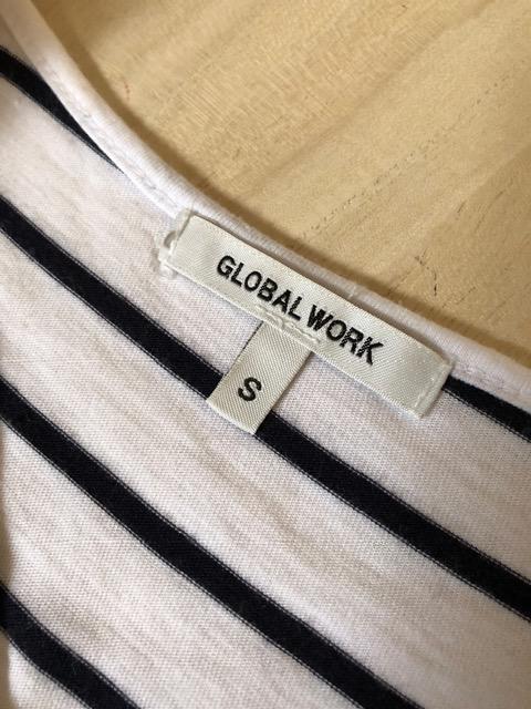 グローバルワーク★袖レース ボーダーカットソー S < ブランド  グローバルワーク★袖レース ボーダーカットソー S < ブランドの