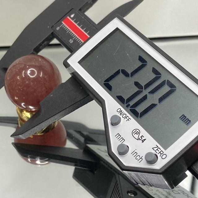 《置物No.230》天然石ピンクエピドートインクォーツ スフィア リング台座付き < インテリア/ライフ  《置物No.230》天然石ピンクエピドートインクォーツ スフィア リング台座付き < インテリア/ライフの