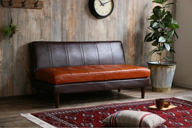 【送料無料】2人掛けベンチソファ ソファ ソファー 2人用 レトロモダン ヴィンテージ ブラウン ブラック < インテリア/ライフ 【送料無料】2人掛けベンチソファ ソファ ソファー 2人用 レトロモダン ヴィンテージ ブラウン ブラック < インテリア/ライフの