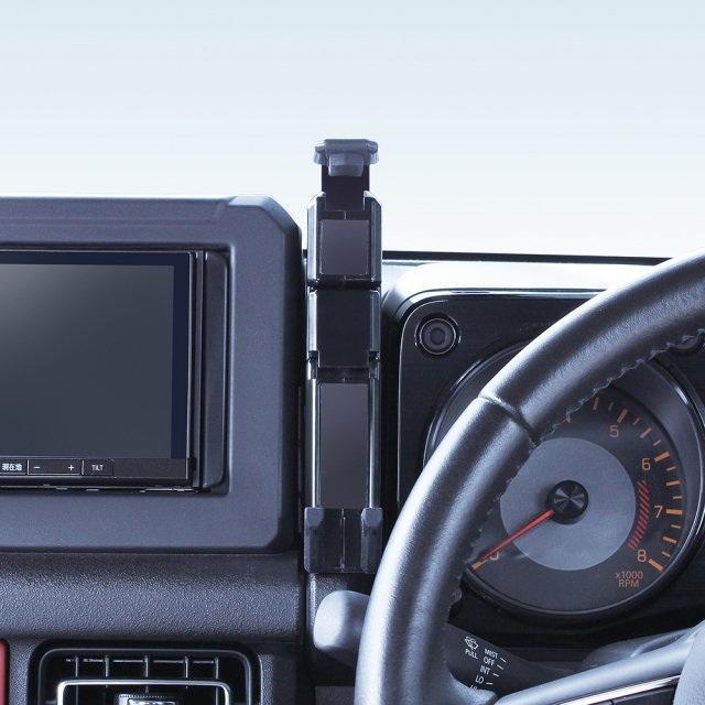 新型ジムニー専用設計で純正パネル感覚 スマートフォンホルダー モニターパネルとメータークラのすき間に取り付けるスマホホルダー < 自動車/バイク 新型ジムニー専用設計で純正パネル感覚 スマートフォンホルダー モニターパネルとメータークラのすき間に取り付けるスマホホルダー < 自動車/バイク