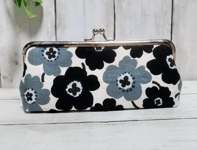 北欧 花柄 角型がま口 メガネケース ペンケース 小物入れ 多目的ポーチ < 女性ファッション 北欧 花柄 角型がま口 メガネケース ペンケース 小物入れ 多目的ポーチ < 女性ファッションの