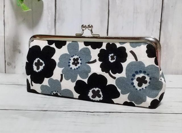 北欧 花柄 角型がま口 メガネケース ペンケース 小物入れ 多目的ポーチ < 女性ファッション 北欧 花柄 角型がま口 メガネケース ペンケース 小物入れ 多目的ポーチ < 女性ファッションの