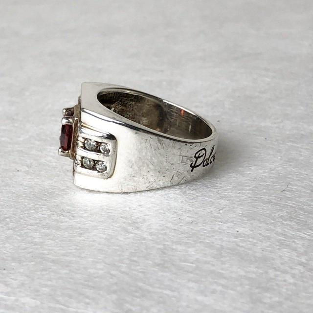 【レア美品】ドルチェ&ガッバーナ ドルガバ リング 指輪 アクセサリー ガーネット SV925 カラーストーン < ブランド 【レア美品】ドルチェ&ガッバーナ ドルガバ リング 指輪 アクセサリー ガーネット SV925 カラーストーン < ブランドの