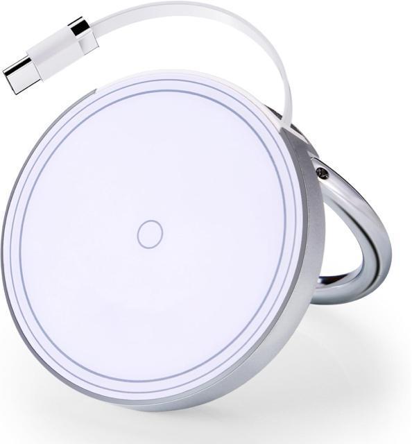 磁気ワイヤレス充電器 自動巻き取り式ケーブル リングスタンド付き magsafe対応 無線充電器 マグネット式 マグセーフ充電器 < 家電/AV 磁気ワイヤレス充電器 自動巻き取り式ケーブル リングスタンド付き magsafe対応 無線充電器 マグネット式 マグセーフ充電器 < 家電/AVの