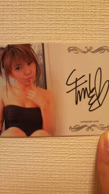 牛川とこ 直筆サインカード < タレントグッズ  牛川とこ 直筆サインカード  < タレントグッズの