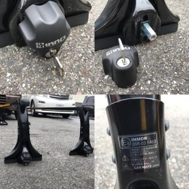 INNOルーフキャリア スクエアベースセット !ハイエース等に! < 自動車/バイク INNOルーフキャリア スクエアベースセット !ハイエース等に! < 自動車/バイク