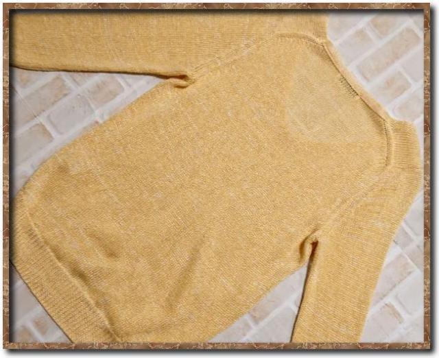 デプレ Vネックニットチュニック 黄 < ブランド  デプレ Vネックニットチュニック 黄 < ブランドの