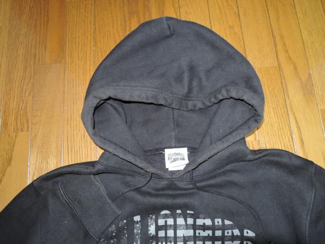 BILLIONAIRE BOYS CLUB ビリオネアボーイズクラブ スウェットパーカー M 黒 ヘルメットボーイ ロゴ LOGO < ブランド  BILLIONAIRE BOYS CLUB ビリオネアボーイズクラブ スウェットパーカー M 黒 ヘルメットボーイ ロゴ LOGO < ブランドの