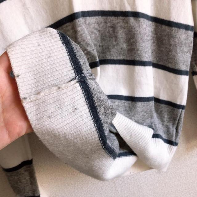 ◆Ungrid/アングリッド◆Vネックマルチボーダーニット★美シルエット♪春までOK < ブランド  ◆Ungrid/アングリッド◆Vネックマルチボーダーニット★美シルエット♪春までOK < ブランドの