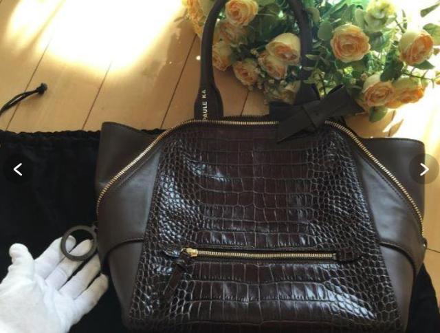 売り尽くし〜定価10万円以上ポールカおリボン付型押バック新品未使用 < ブランド  売り尽くし〜定価10万円以上ポールカおリボン付型押バック新品未使用  < ブランドの