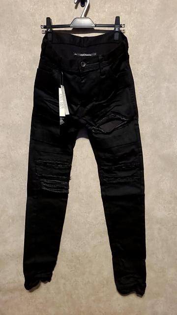 新品JULIUS ユリウス 10.5オンスストレッチデニムアークドクラッシュデニムパンツ 2 < ブランド  新品JULIUS ユリウス 10.5オンスストレッチデニムアークドクラッシュデニムパンツ 2 < ブランドの