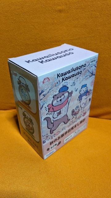 可愛い嘘のカワウソ 秋のお散歩目覚まし時計 グリーン < アニメ/コミック/キャラクター  可愛い嘘のカワウソ 秋のお散歩目覚まし時計 グリーン < アニメ/コミック/キャラクターの