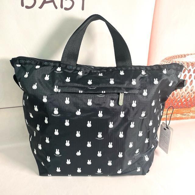 ★新品未使用★LeSportsac レスポートサック ミッフィー miffy ブラック 黒  2WAYトートバッグ  4360 < 女性ファッション  ★新品未使用★LeSportsac レスポートサック ミッフィー miffy ブラック 黒  2WAYトートバッグ  4360 < 女性ファッションの