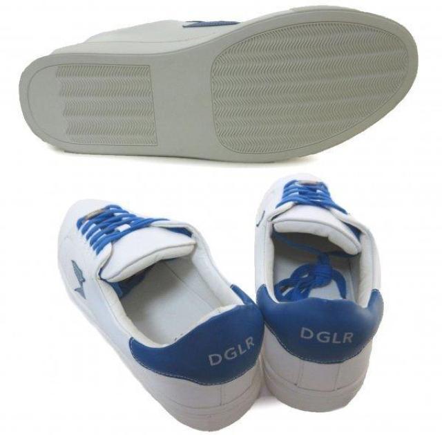 1円~C097新品DayGLORYローカット/レースアップスニーカー26aWHITE×BLUE♂ < 男性ファッション  1円~C097新品DayGLORYローカット/レースアップスニーカー26aWHITE×BLUE♂ < 男性ファッションの