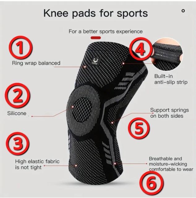 込み★スプリングバー&シリコン入り★膝サポーター★1足★M★ < レジャー/スポーツ 込み★スプリングバー&シリコン入り★膝サポーター★1足★M★ < レジャー/スポーツの