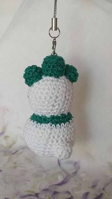 カラフルぱんだ*雪だるま*編みぐるみストラップ(サーフグリーン) < ペット/手芸/園芸 カラフルぱんだ*雪だるま*編みぐるみストラップ(サーフグリーン) < ペット/手芸/園芸の