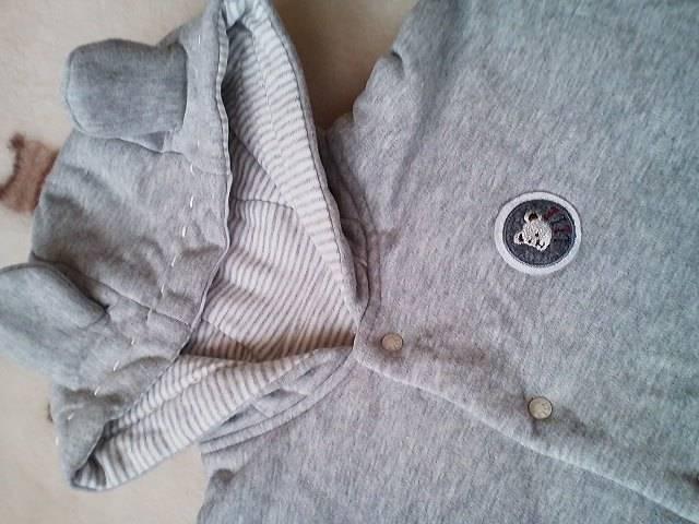 美品ELLE中綿入りリバーシブル マントケープ < キッズ/ベビー  美品ELLE中綿入りリバーシブル マントケープ  < キッズ/ベビーの