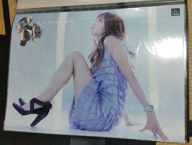 hitomi CASIOカシオ ポスター 3枚セット < タレントグッズ  hitomi CASIOカシオ ポスター 3枚セット < タレントグッズの