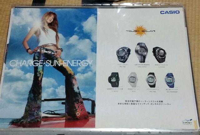 hitomi CASIOカシオ ポスター 3枚セット < タレントグッズ  hitomi CASIOカシオ ポスター 3枚セット < タレントグッズの