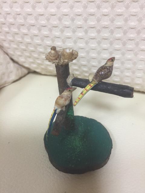 1112.貝細工置物☆尾長鳥 < インテリア/ライフ  1112.貝細工置物☆尾長鳥  < インテリア/ライフの