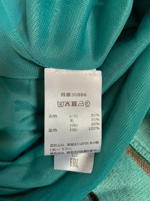 イタリア製 ミントグリーン プリーツスカート < 女性ファッション  イタリア製 ミントグリーン プリーツスカート < 女性ファッションの